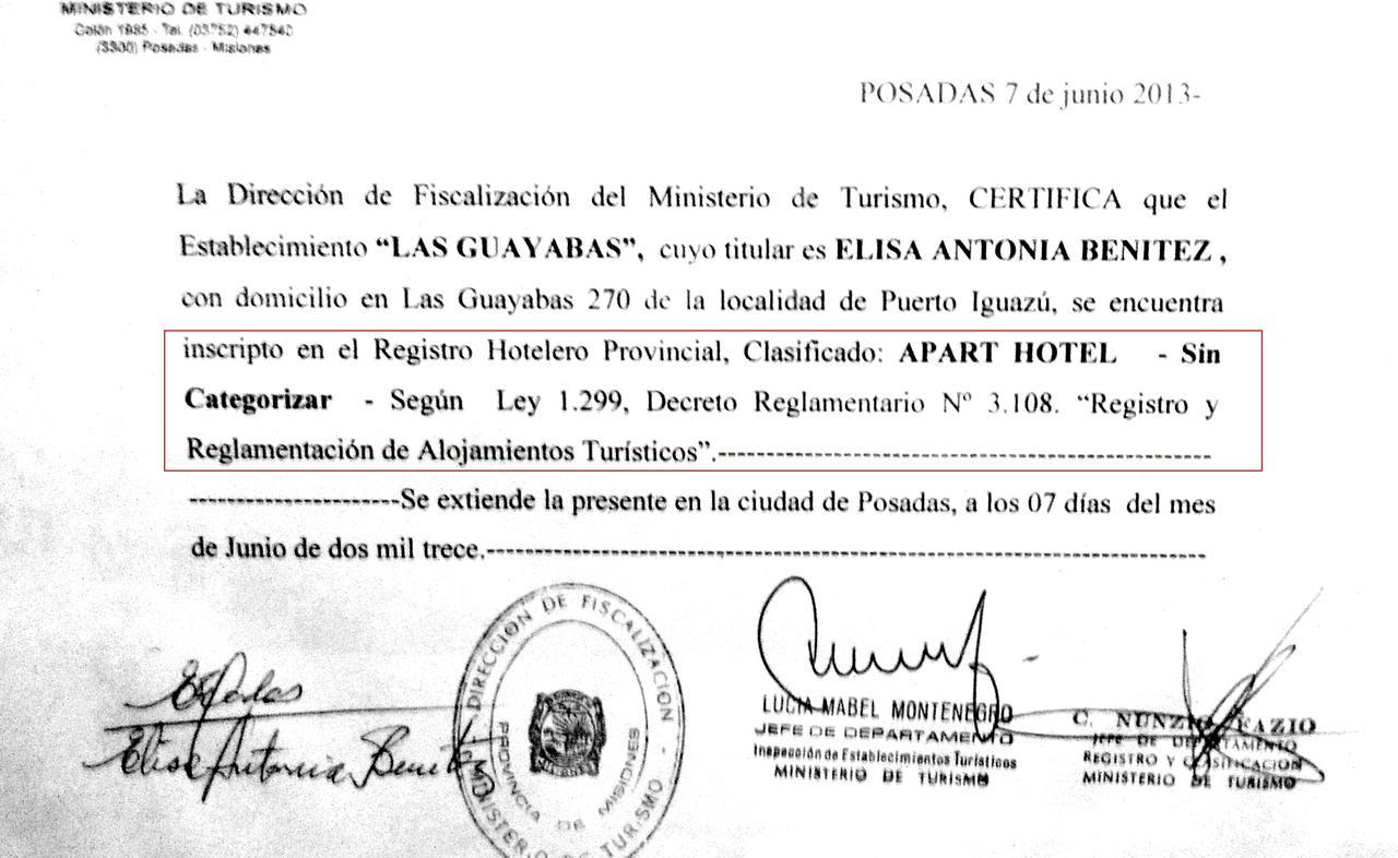 Apart Hotel Las Guayabas Puerto Iguazú Eksteriør billede
